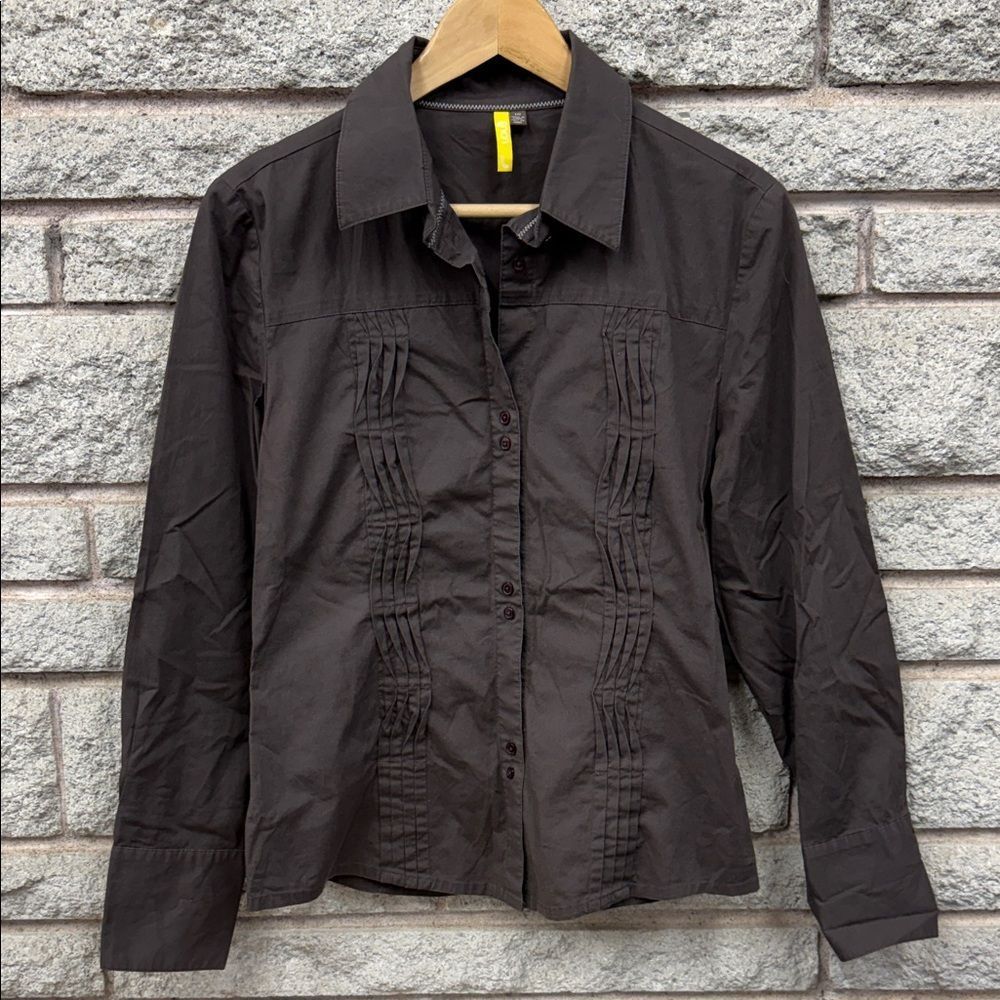 Lole Women's Black Button Down Shirt